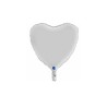 Globo foil Satín Blanco 18" | Ducaval | Envíos 24/48 horas