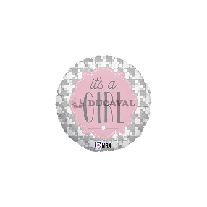 Globo foil it´s  a girl