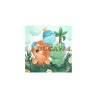 Servilletas dinosaurios cute 33x33 20U