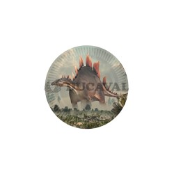 Platos Dinosaruios 18cm 8u