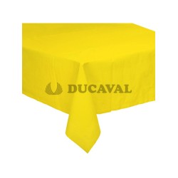 Mantel PE reciclado amarillo 120x180cm | Ducaval | Envíos 24/48 horas