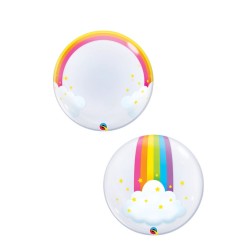 Globo Bubble Arcoiris 24" | Ducaval | Envíos 24/48h