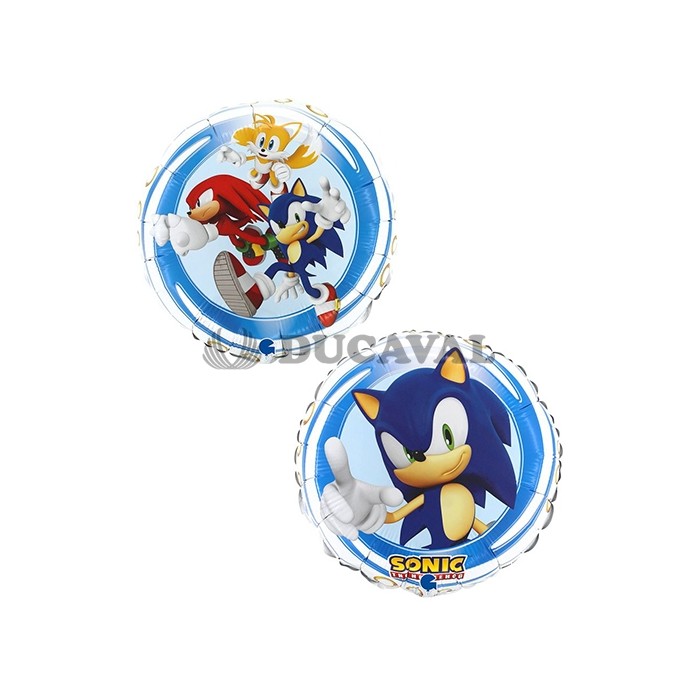 Globo foil Sonic 46cmglobos ducaval