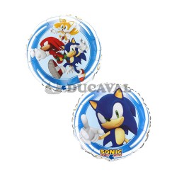 Globo foil Sonic 46cmglobos ducaval