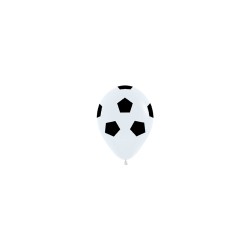 Globo látex fashion balón fútbol 30cm 12ud | | Ducaval | Envíos 24/48