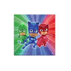 Servilletas Pjmasks 33x33 20ud.| Ducaval | Envios 24/48 horas
