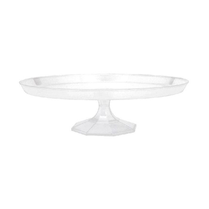 Bandeja stand postre transparente mediana 29.8cm.| Ducaval | Envios 2
