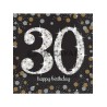 Servilletas celebración 30 años oro | Ducaval | Envío 24/48h