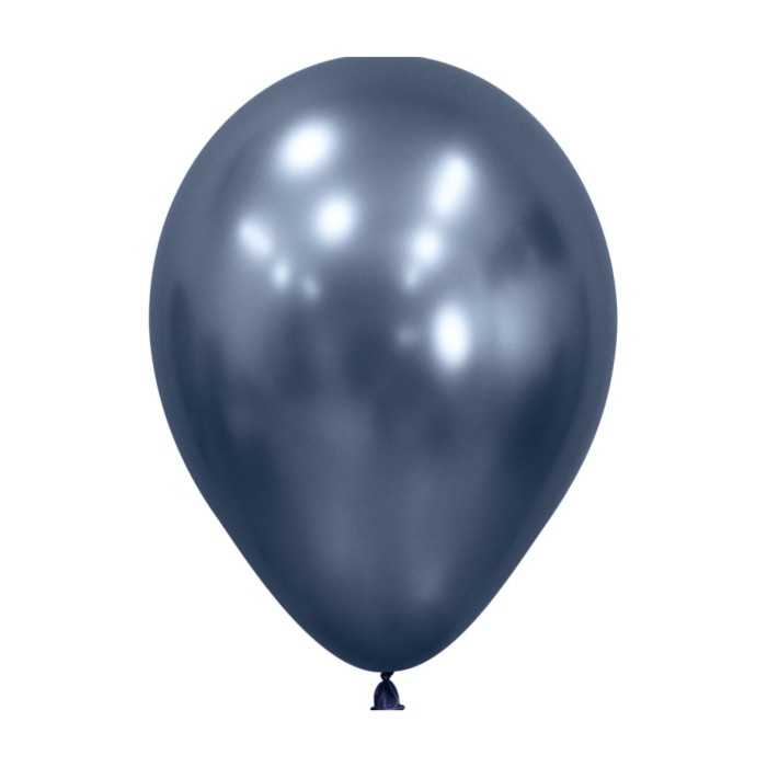 Globo látex azul galaxy reflex 12.50cm (50 unidades)