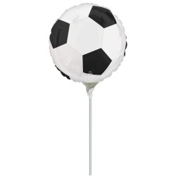 Globo foil mini con palo balón de fútbol I Ducaval I Envíos 24/48 hor