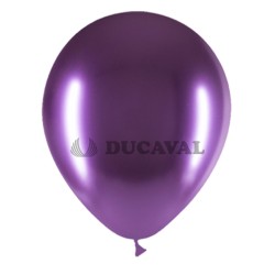 Globos látex brilliant púrpura 30cm 50ud | Ducaval | Envíos 24/48h