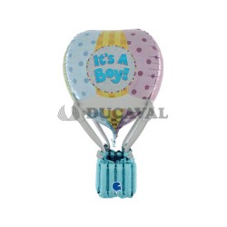 Globo foil aeroestático boy 4D 1m