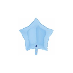 Estrella foil azul mate 91cm | Ducaval | Envíos 24/48 horas 