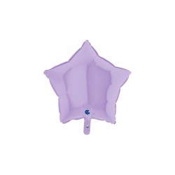 Estrella foil lila mate 91cm | Ducaval | Envíos 24/48 horas