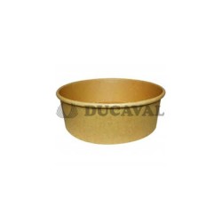 Envase redondo Kraft 18.5x6.5cm 1200ml
