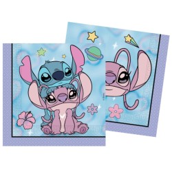 Servilletas Stitch and Angel  33x33 20U
