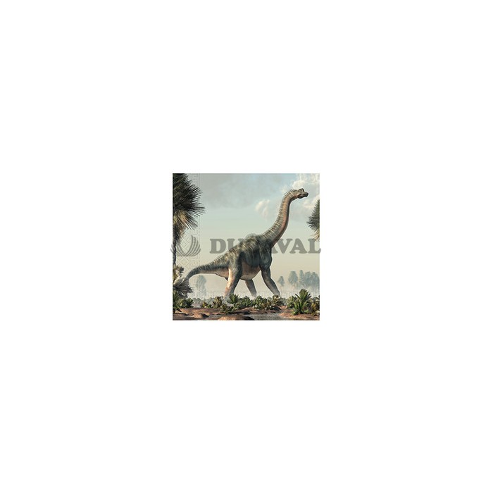 Servilletas dinosaurios 33x33cm 20U