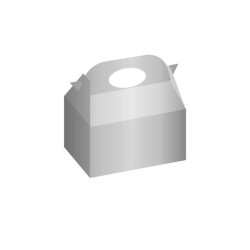 Cajas regalo plata 16x16x10.5CM | Ducaval | Envíos 24/48 horas