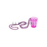 Collar vaso chupito rosa