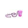 Collar vaso chupito rosa