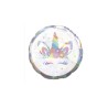 Globo foil unicornio holográfico iris 45cm | Ducaval | Envios 24/ 48 