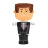 Globo foil figura novio airwalker