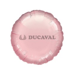 Globo foil circulo rosa pastel 45cm