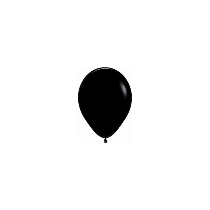 Globo látex negro fashion SLD 30cm 50ud | Ducaval | envíos 24/48h
