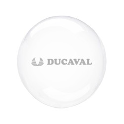 Globo círculo cristal transparente 45cm