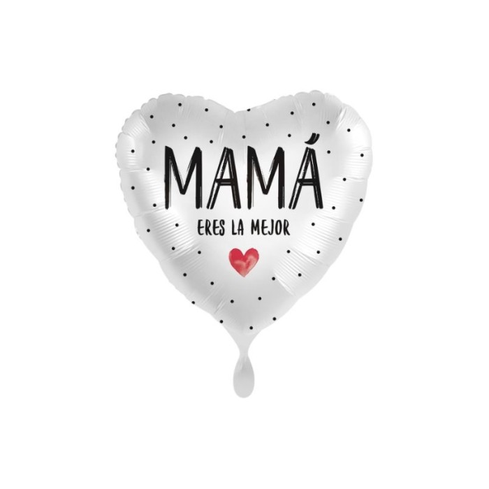Globo Foil Corazón Mamá | Ducaval | Envíos 24/48h