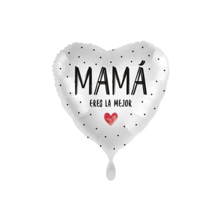 Globo Foil Corazón Mamá | Ducaval | Envíos 24/48h