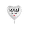 Globo Foil Corazón Mamá | Ducaval | Envíos 24/48h