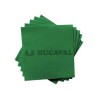 Servilletas verdes 20x20 doble capa 100ud. Ducaval 2448 horas