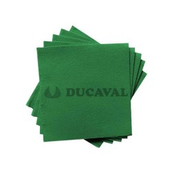 Servilletas verdes 20x20 doble capa 100ud. Ducaval 2448 horas