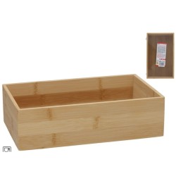 Caja bambú multiusos 25x15x7cm | Ducaval | Envías 24/48 horas 