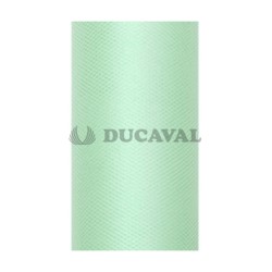 Tul verde menta en rollo 8cmX20m