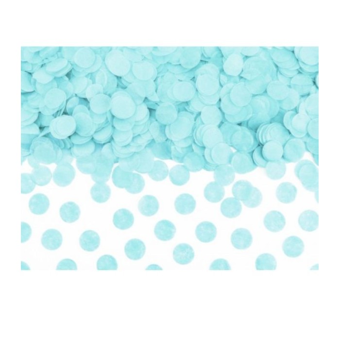 Confeti papel azul 15g | Ducaval | Envíos 24/48 horas