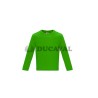 Camiseta manga larga verde césped bebé