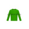 Camiseta manga larga verde césped bebé