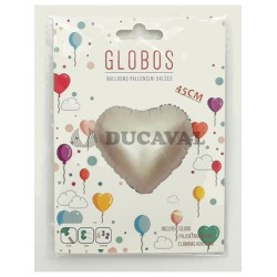 Globo foil corazón 45 cm.