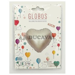Globo foil corazón 45 cm.