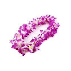 Collar hawaiiano pequeño lila 6u | Ducaval | Envíos 24/48 horas