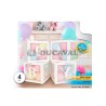 Set cajas blancas para globos baby