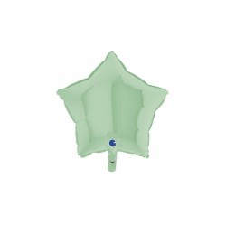 Estrella foil verde mate 46cm | Ducaval | Envíos 24/48 horas