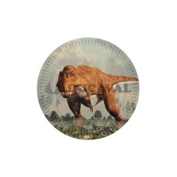 Platos Dinosaruios 23cm 8u
