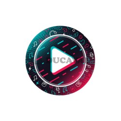 Platos temáticos de Tik Tok 23 cn 8 unidades