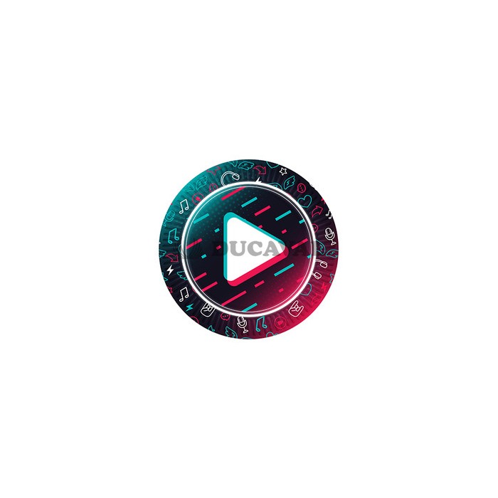 Platos temáticos de Tik Tok 23 cn 8 unidades