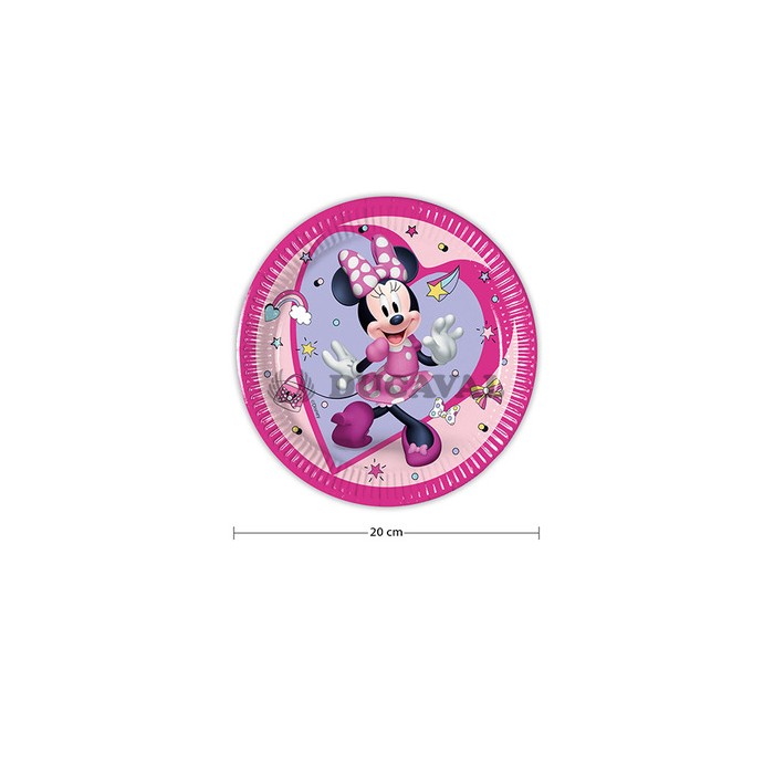Platos Minnie Mouse 20cm 8U