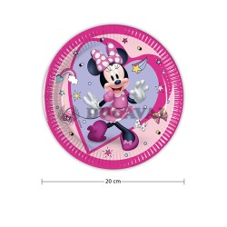 Platos Minnie Mouse 20cm 8U