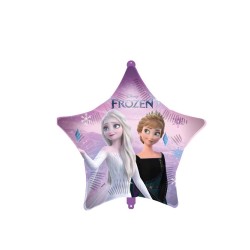 Globo foil estrella Frozen II 18" 46cm | Ducaval | Envios 24/48 horas